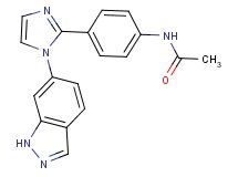 N-{4-[1-(1H-indazol-6-yl)-1H-imidazol-2-yl]phenyl}acetamide