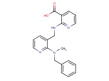 2-[({2-[benzyl(methyl)amino]pyridin-3-yl}methyl)amino]nicotinic acid
