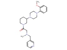 (2-{3-[4-(2-methoxyphenyl)-1-piperazinyl]-1-piperidinyl}-2-oxoethyl)methyl(3-pyridinylmethyl)amine