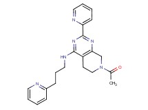 7-acetyl-2-pyridin-2-yl-N-(3-pyridin-2-ylpropyl)-5,6,7,8-tetrahydropyrido[3,4-d]pyrimidin-4-amine