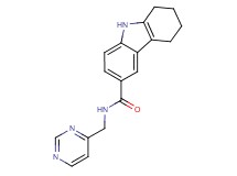 N-(4-pyrimidinylmethyl)-2,3,4,9-tetrahydro-1H-carbazole-6-carboxamide