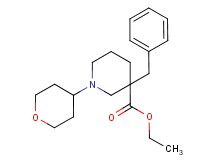 ethyl 3-benzyl-1-(tetrahydro-2H-pyran-4-yl)-3-piperidinecarboxylate