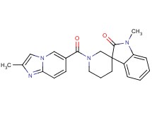 1-methyl-1'-[(2-methylimidazo[1,2-a]pyridin-6-yl)carbonyl]spiro[indole-3,3'-piperidin]-2(1H)-one