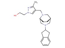 2-(4-{[(1S*,5R*)-3-(2,3-dihydro-1H-inden-2-yl)-3,6-diazabicyclo[3.2.2]non-6-yl]methyl}-3-methyl-1H-pyrazol-1-yl)ethanol