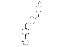1-({1-[4-(2-furyl)benzyl]piperidin-4-yl}methyl)-4-methylpiperazine