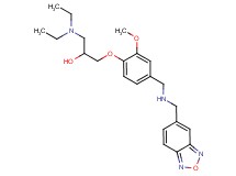 1-(4-{[(2,1,3-benzoxadiazol-5-ylmethyl)amino]methyl}-2-methoxyphenoxy)-3-(diethylamino)-2-propanol