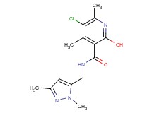 5-chloro-N-[(1,3-dimethyl-1H-pyrazol-5-yl)methyl]-2-hydroxy-4,6-dimethylnicotinamide