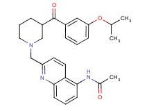 N-(2-{[3-(3-isopropoxybenzoyl)-1-piperidinyl]methyl}-5-quinolinyl)acetamide