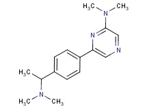 6-{4-[1-(dimethylamino)ethyl]phenyl}-N,N-dimethylpyrazin-2-amine