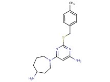 1-{6-amino-2-[(4-methylbenzyl)thio]pyrimidin-4-yl}azepan-4-amine
