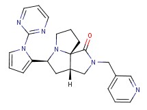 (3aS*,5S*,9aS*)-2-(3-pyridinylmethyl)-5-[1-(2-pyrimidinyl)-1H-pyrrol-2-yl]hexahydro-7H-pyrrolo[3,4-g]pyrrolizin-1(2H)-one