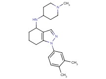 1-(3,4-dimethylphenyl)-N-(1-methyl-4-piperidinyl)-4,5,6,7-tetrahydro-1H-indazol-4-amine