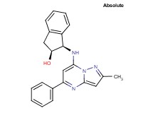 (1R,2S)-1-[(2-methyl-5-phenylpyrazolo[1,5-a]pyrimidin-7-yl)amino]indan-2-ol