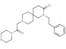9-(2-morpholin-4-yl-2-oxoethyl)-2-(2-phenylethyl)-2,9-diazaspiro[5.5]undecan-3-one