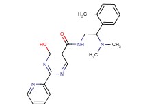 N-[2-(dimethylamino)-2-(2-methylphenyl)ethyl]-4-hydroxy-2-pyridin-2-ylpyrimidine-5-carboxamide