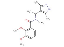 N-[1-(3,5-dimethyl-1H-pyrazol-4-yl)ethyl]-2,3-dimethoxy-N-methylbenzamide