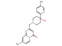 2-{[4-hydroxy-4-(5-methylpyridin-2-yl)piperidin-1-yl]methyl}-8-methyl-4H-pyrido[1,2-a]pyrimidin-4-one