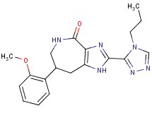 7-(2-methoxyphenyl)-2-(4-propyl-4H-1,2,4-triazol-3-yl)-5,6,7,8-tetrahydroimidazo[4,5-c]azepin-4(1H)-one