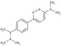 6-{4-[1-(dimethylamino)ethyl]phenyl}-N,N-dimethylpyridazin-3-amine