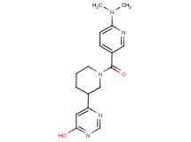 6-(1-{[6-(dimethylamino)pyridin-3-yl]carbonyl}piperidin-3-yl)pyrimidin-4-ol
