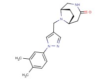 (1S*,6R*)-9-{[1-(3,4-dimethylphenyl)-1H-pyrazol-4-yl]methyl}-3,9-diazabicyclo[4.2.1]nonan-4-one