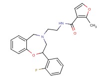 N-{2-[2-(2-fluorophenyl)-2,3-dihydro-1,4-benzoxazepin-4(5H)-yl]ethyl}-2-methyl-3-furamide