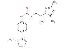 N-[2-(3,5-dimethyl-1H-pyrazol-1-yl)propyl]-N'-[4-(4-methyl-4H-1,2,4-triazol-3-yl)phenyl]urea