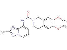 6,7-dimethoxy-N-(2-methyl[1,2,4]triazolo[1,5-a]pyridin-8-yl)-3,4-dihydroisoquinoline-2(1H)-carboxamide