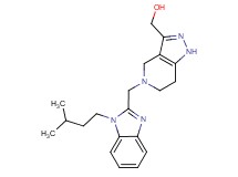 (5-{[1-(3-methylbutyl)-1H-benzimidazol-2-yl]methyl}-4,5,6,7-tetrahydro-1H-pyrazolo[4,3-c]pyridin-3-yl)methanol