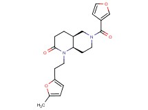 (4aS*,8aR*)-6-(3-furoyl)-1-[2-(5-methyl-2-furyl)ethyl]octahydro-1,6-naphthyridin-2(1H)-one