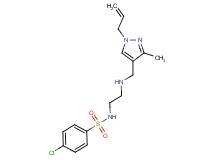 N-(2-{[(1-allyl-3-methyl-1H-pyrazol-4-yl)methyl]amino}ethyl)-4-chlorobenzenesulfonamide