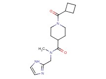 1-(cyclobutylcarbonyl)-N-(1H-imidazol-2-ylmethyl)-N-methyl-4-piperidinecarboxamide