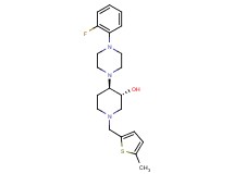 (3R*,4R*)-4-[4-(2-fluorophenyl)-1-piperazinyl]-1-[(5-methyl-2-thienyl)methyl]-3-piperidinol
