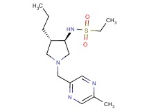 N-{rel-(3R,4S)-1-[(5-methyl-2-pyrazinyl)methyl]-4-propyl-3-pyrrolidinyl}ethanesulfonamide hydrochloride