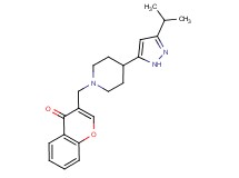 3-{[4-(3-isopropyl-1H-pyrazol-5-yl)piperidin-1-yl]methyl}-4H-chromen-4-one