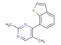 4-(1-benzothien-7-yl)-2,5-dimethylpyrimidine