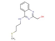 (4-{[3-(methylthio)propyl]amino}quinazolin-2-yl)methanol