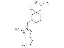 3-[(dimethylamino)methyl]-1-[(3-methyl-1-propyl-1H-pyrazol-4-yl)methyl]-3-piperidinol