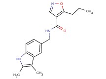 N-[(2,3-dimethyl-1H-indol-5-yl)methyl]-5-propylisoxazole-4-carboxamide