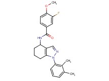 N-[1-(2,3-dimethylphenyl)-4,5,6,7-tetrahydro-1H-indazol-4-yl]-3-fluoro-4-methoxybenzamide
