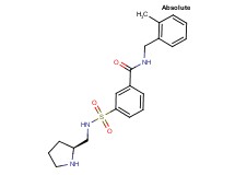N-(2-methylbenzyl)-3-({[(2S)-2-pyrrolidinylmethyl]amino}sulfonyl)benzamide hydrochloride