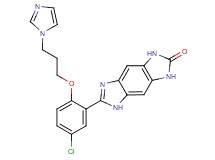 6-{5-chloro-2-[3-(1H-imidazol-1-yl)propoxy]phenyl}-3,5-dihydroimidazo[4,5-f]benzimidazol-2(1H)-one