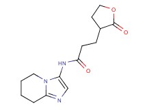 3-(2-oxotetrahydrofuran-3-yl)-N-(5,6,7,8-tetrahydroimidazo[1,2-a]pyridin-3-yl)propanamide