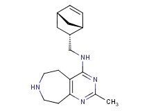 N-[(1R*,2R*,4R*)-bicyclo[2.2.1]hept-5-en-2-ylmethyl]-2-methyl-6,7,8,9-tetrahydro-5H-pyrimido[4,5-d]azepin-4-amine