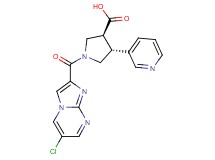 (3S*,4R*)-1-[(6-chloroimidazo[1,2-a]pyrimidin-2-yl)carbonyl]-4-pyridin-3-ylpyrrolidine-3-carboxylic acid
