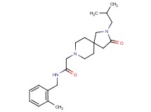 2-(2-isobutyl-3-oxo-2,8-diazaspiro[4.5]dec-8-yl)-N-(2-methylbenzyl)acetamide