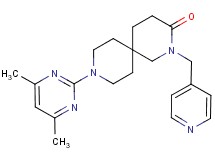 9-(4,6-dimethylpyrimidin-2-yl)-2-(pyridin-4-ylmethyl)-2,9-diazaspiro[5.5]undecan-3-one