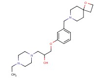 1-(4-ethylpiperazin-1-yl)-3-[3-(1-oxa-7-azaspiro[3.5]non-7-ylmethyl)phenoxy]propan-2-ol