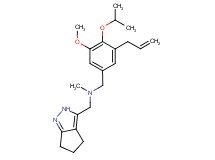 (3-allyl-4-isopropoxy-5-methoxybenzyl)methyl(2,4,5,6-tetrahydrocyclopenta[c]pyrazol-3-ylmethyl)amine