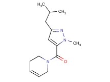1-[(3-isobutyl-1-methyl-1H-pyrazol-5-yl)carbonyl]-1,2,3,6-tetrahydropyridine